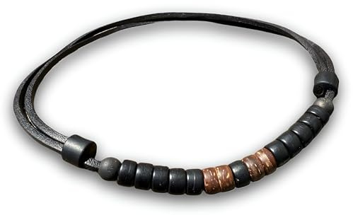 HANA LIMA Lederkette Halskette Herren Damen Surferhalskette Lederhalskette Surferkette Surfstyle