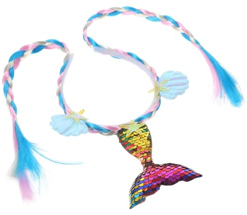 BEBEMOKO Meerjungfrauen-stirnband Mit Pailletten Und Muschel-design Haarschmuck Für Damen Und Mädchen Leicht Und Angenehm Zu Tragen Für Partys Maskeraden Und Strandfeste
