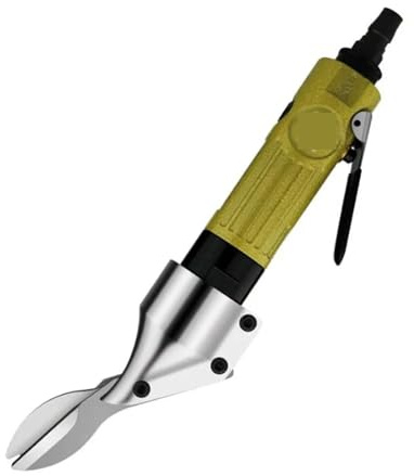 Cizalla neumática industrial de alta resistencia for láminas de hierro, aluminio, acero inoxidable, mallas de alambre y cribado.