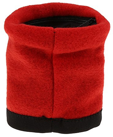 Handgelenktasche Outdoor – Laufarmband für Handy, Schlüssel & Karten, wasserdicht & elastisch, Sport-Armband für Fitness und Jogging, rot, 9 x 10 cm