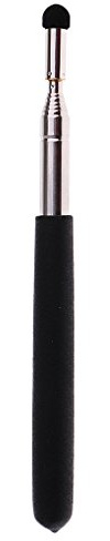 LOVIVER Zeigestab Ausziehbar Teleskopzeigestab Länge bis 100 cm, Schwarz 12mm