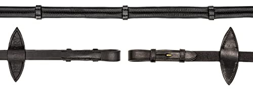 BRIDLERY Zügel Ultra-Soft Beschläge Gold, Nähte Standard