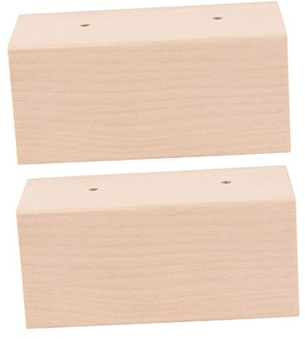 Alipis 2pezzi Supporti Per Decorazioni Di Torte Legno Base Per Fiori Da Strumenti Per Decorare Dolci Supporto Rectangolare Naturale Per Esposizione Torte e Creazioni Da Forno