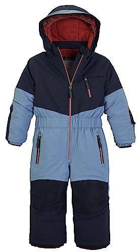 first instinct by killtec FISW 32 MNS ONPC skidoverall/snödräkt med huva, vattentät, ljus denim