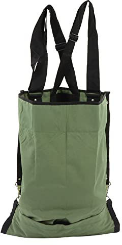 Kuuleyn Ernte-Apfelpflücktasche, Obstpflücktasche, Grüne Doppelschnalle, 600D-Oxford-Stoff, Verstellbare Ernte-Gartenschürze, Obstaufbewahrungsschürze, Beutel Für Obstgärten Im Freien