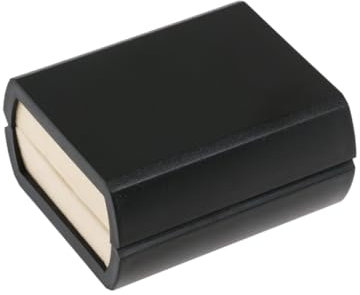 CALLARON Schmuckkästchen, Herren-Box für Herren, Herren-Box für Herren, Manschettenknopf-Box, Schwarz
