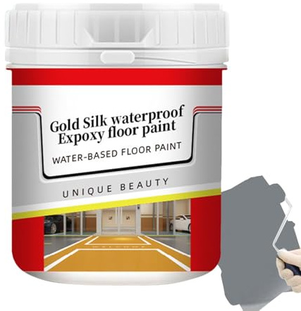 Pintura de suelo epoxi - Pintura de suelo epoxi a base de agua antideslizante | Pintura epoxi de larga duración para protección de suelos al exterior, uso en carreteras, áreas residenciales