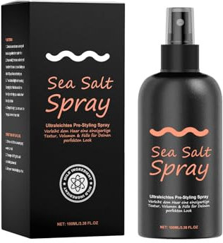 Sea Salt Spray, Salt Water Spray for Fuller Hair & Stable Texture, Salt Spray & Sea Salt Hair Styling Sea Salt Spray for Hair Volume Men and Women, 06