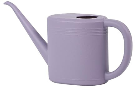 1L Watering Can for Indoor and Outdoor Plants - Lightweight Garden Watering Can for House Flowers, Balcony, Patio (Purple)