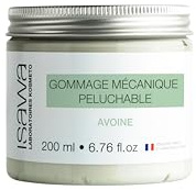 ISAWA Gommage Mécanique Peluchable Visage, 200 ml, Exfoliant Visage Doux pour Peaux Mixtes à Grasses, Avoine et Huile d'Amande Douce