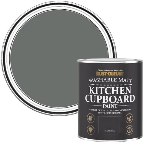 Rust-Oleum Kitchen Wood, Cupboard and Cabinet Paint in Matt Finish - Ouseburn 750ml