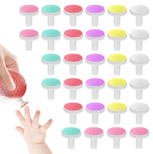 30PCS Nail Trimmer Replacement Pads,Baby Nail File Replacement Pads,Electric Grinding Heads for Baby Nail File,Replacement Pads for Electric Kid Nail Trimmer Suits