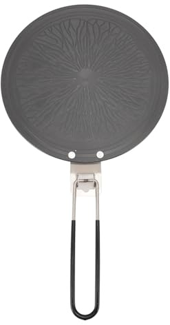 NDNCZDHC Poste gaz Chaleur Plaque de diffuseur, Plateau mijotage Rond Diffuseur de Chaleur pour cuisinière à gaz, Plaque à mijotage en Alliage en Aluminium avec poignée
