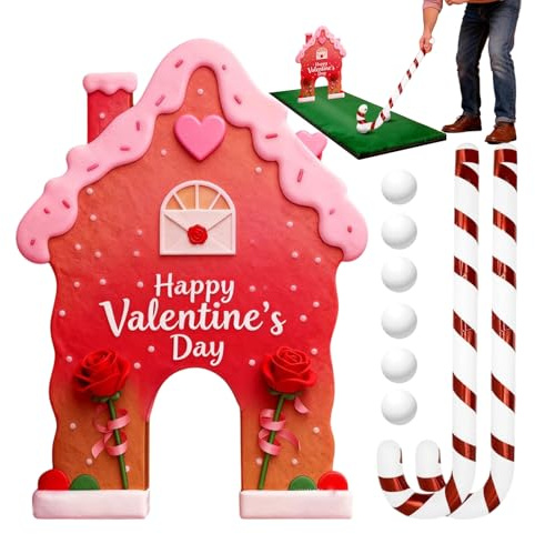 Golf Pan, bärbar leksak för inomhus- och utomhusbruk för familj och helgdagar | Mini Golf Christmas Route Set | för hemmafester, kontor och möten