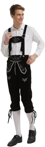 Generisch Elegantes historisches Cosplay-Kleid für LARP-Veranstaltungen – Luxus-Stil der Monarchie Romance-Design in Marionetten- -Gewebe detailreiche Verzierung (Black, M)