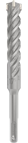 Bosch 1x Punta per martelli PRO SDS plus-5X | per Calcestruzzo armato, Calcestruzzo, Ø 17,50 mm, Professional Accessorio Martello perforatore