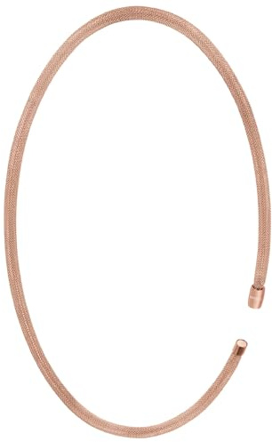 Breil - Collana Donna Elemento XL Soft Collezione MAGNETICA SYSTEM TJ2969 - Elemento Collana Lunga in Maglia d'Acciaio IP Rose - Trasformabile e Abbinabile ad Altri Elementi della Collezione - 80 cm