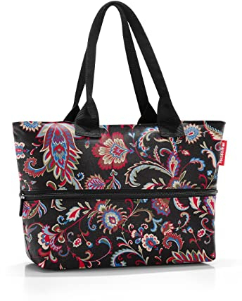 reisenthel shopper e1 paisley black - Großraumtasche - Platz für den kleinen und den großen Einkauf