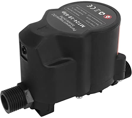 Bomba de Aumento de Presión de Agua, Acrilonitrilo butadieno estireno, 65Pa DC24V para la Cocina y la Ducha (Enchufe de la UE)