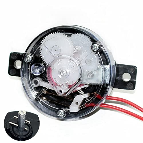 NUHFUFA 2-Draht 220V 5-Minuten-Timer mit einfachem Knopf für Waschmaschinentrockner, Waschmaschinenzubehör