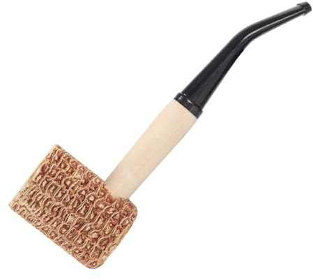 Cigarette Corn Tobacco Pipe Smoking Bent Corn Cob Tobacco Pipe Straight Corn Tobacco Pipes Good Heat Dissipation Straight Corn Tobacco Pipes