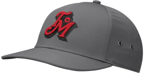 TaylorMade Lifestyle Metal Eyelet Cap, 2024 Charcoal