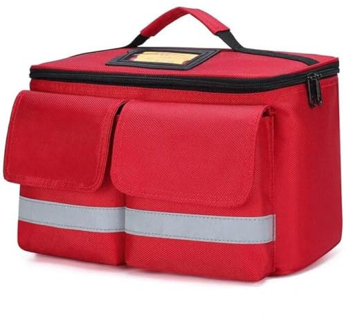 Muteitt Tragbare Leere Erste-Hilfe-Set-Tasche, Reise-medizintasche, Kleine Medizinische Tasche, Krankenschwester-versorgungstasche Für Hausbesuche, Gesundheitsfürsorge, Reisen