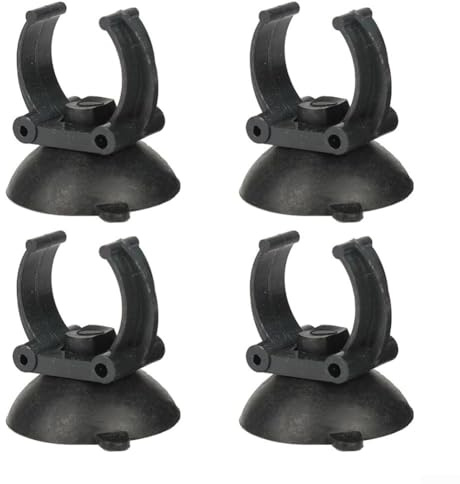 Ersatz-Saugnäpfe für Aquariumheizung, Saugnapf-Clips, Aquarium-Thermostat-Zubehör, 4/8 Saugnäpfe, geeignet für Heizungen oder Regenstangen, Durchmesser 35 mm, Harzmaterial (4 Stück)