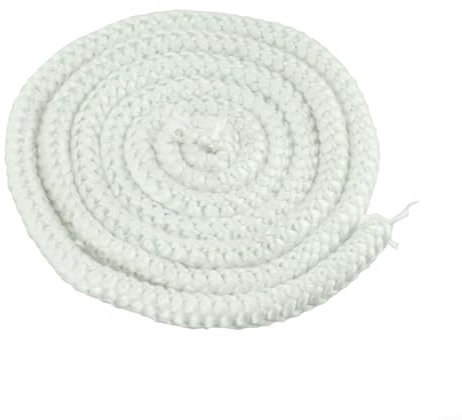 Efficiente guarnizione in fibra di vetro per stufe a legna e pellet, 2 m, tenuta migliorata (12 mm)