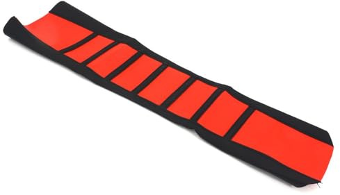 Funda de Asiento Moto Universal Antideslizante Enduro Dirt Pit Bike Rojo | Almohadilla suave, superficie antideslizante, uso universal en enduro y Pit Bike, para EXC XC SX FE TE WR CRF XR RMZ KLX