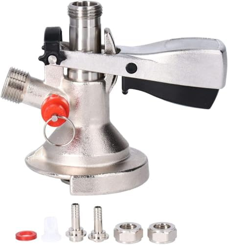 Tappo a becco tipo A con valvola di sovrapressione, filettatura G5/8, uscita per birra, rubinetti in acciaio inox 304, per bar, ristoranti, feste di famiglia