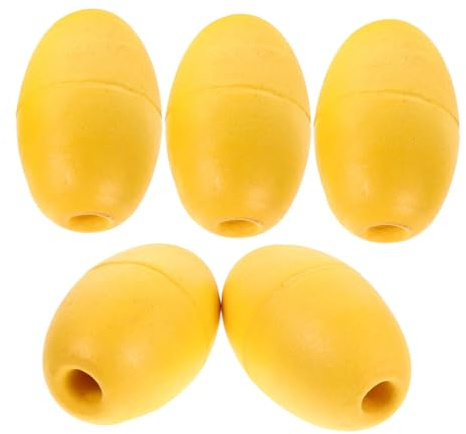 Supvox 5 Stück-Pack Ovale Schwimmbojen aus Robustem Kunststoff Wasserfeste Befestigungs- und Seilschwimmer für Kajak und Bootsbefestigung Vielseitiges Boots und Poolzubehör