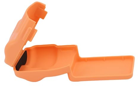Sorandy Caja de Protección de Cabeza de Cámara, Estuche de Protección de Cámara Fuerte con Compatibilidad de Montaje Magnético, Lente y de Pantalla para 3, Adaptador de Manga de Silicona (ORANGE)