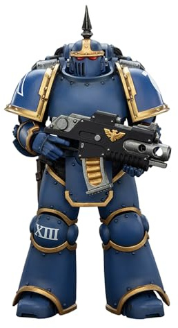 JOYTOY 1/18 Actionfigur Warhammer The Horus Heres Ultramarines MK III Tactical Legionär, 12,2 cm, exquisites Design, Geschenke für Fans und Sammler