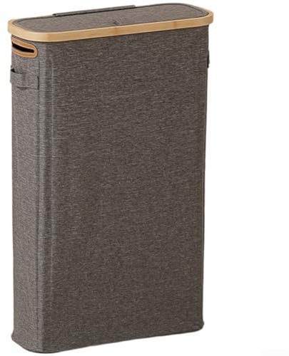 Besttoolifes Panier de rangement pliable avec couvercle distributeur, boîte à mouchoirs de grande capacité pour la maison, le bureau et la crèche (gris)