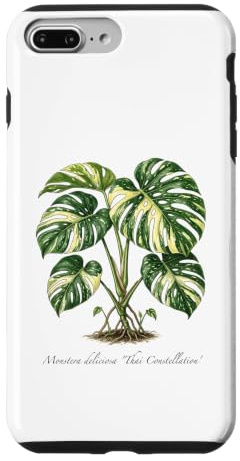 Monstera Thai Constellation plant illustration Case for iPhone 7 Plus/8 Plus