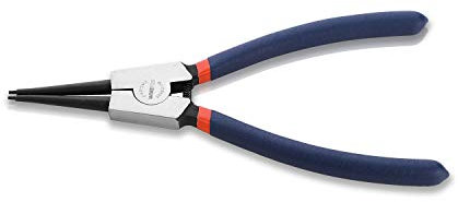 WISEPRO Circlip Pliers External Heavy Duty Snap Ring Pliers with Straight Jaw for Ring Removing and Retaining 7 Inch