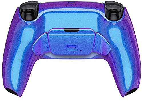 eXtremeRate Programmierbar RISE2.0 Remap Kit für ps5 Controller BDM-010/020 Model, Remap Platine&Backplate Gehäuse&Rücktasten Paddles Umbau Kit für ps5(Lila Blau)-KEIN Controller