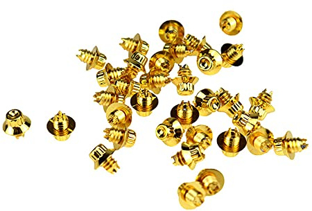 Goldx25pcs 25PCS 6.9mm Plastic Car Wheel Rivets For Wheel Rims Bolt Alloy Studs Cap Lip Screw Bolt Tires LIP Rivets
