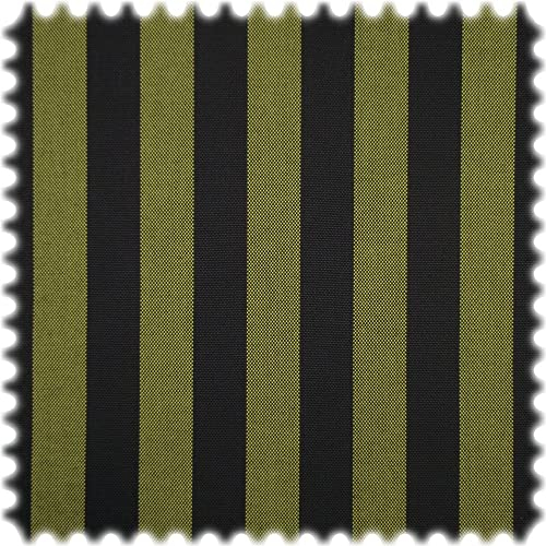 Heiro Aktion Trevira CS Streifen Möbelstoff Sporty Stripe Schwarz/Grün