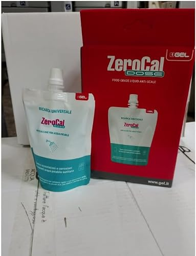 Ricarica monodose per caldaia ZEROCAL - Set 4 confezioni da 250ml - Prodotto liquido anticalcare per Zerocal. Pronto all’uso - GEL art:10701940