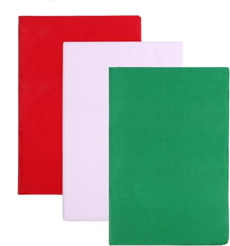 Christmas Tissue Paper, 60 Pieces Christmas Paper for DIY Gift Wrapping Decorations Xmas Gift Wrapping Tissue Paper（50 * 35CM