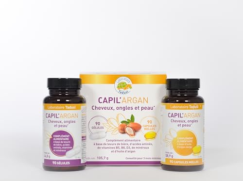CAPIL'ARGAN Complément Alimentaire Cheveux Ongles et Peau