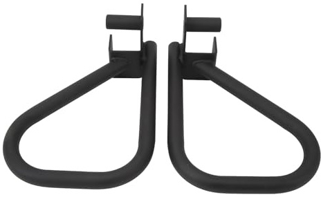 XHTLLO Dip Stangen, Verstellbare Eisen Dip Stangen Aufsätze für Power Cage Squat Rack, Squat Rack Aufsätze, Multi Grip Griffe für Das Krafttraining Im Heim Fitnessstudio