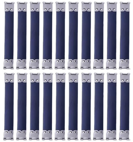 20 marcos flexibles internos de metal, bisagras de 12 cm, clips de resorte, cierres de bolsa de marco flexible, cierre de beso, cierre de monedero, bisagras de costura, clip de resorte