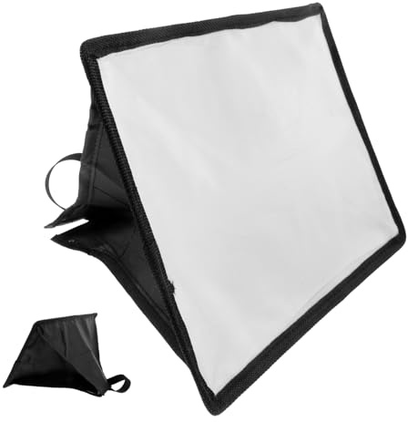 DOITOOL Universeller Kamerablitz Softbox Diffusor Tragbare Blitzdiffusor Softbox 20x30cm Leichter Blitzreflektor für Aufsteckblitzgeräte Natürliches Licht für Fotoaufnahmen