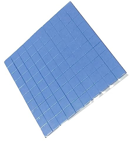 jojofuny 100pièces Pad Silicone Conducteur Thermique pour IC CPU Et LED Épaisseur Autocollant Insulation Sécurisée Et Dissipation De Chaleur