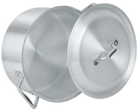 Suacepan Stockpot Large Deep Cooking Pan Stock Pots Casserole Saucepot Resturent Catering Pan (41cm)