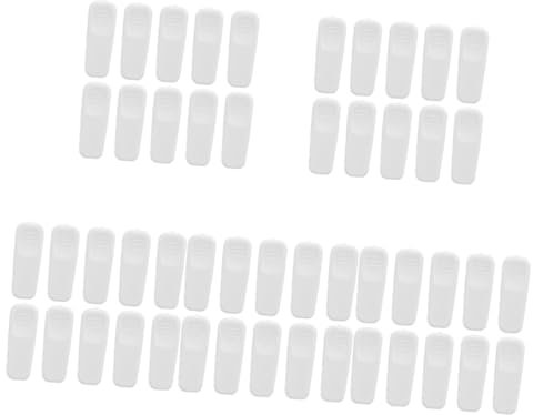 DOITOOL 5 Juegos Clip De Cable Universal Para Auriculares Manos Máquina De Cables Clip De Fijación De Auriculares Bridas Para Cables De Servicio Pesado Anclas El Plastico 10 Uds * 5