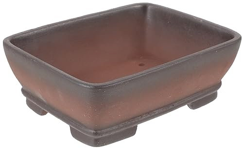 ibasenice Vaso Fioriera Rettangolare in Sabbia Per Piante Succulente e Bonsai Con Foro Di Drenaggio Vaso Decorativo Per Interni Ed Esterni Per Succulente e Piante Aromatiche